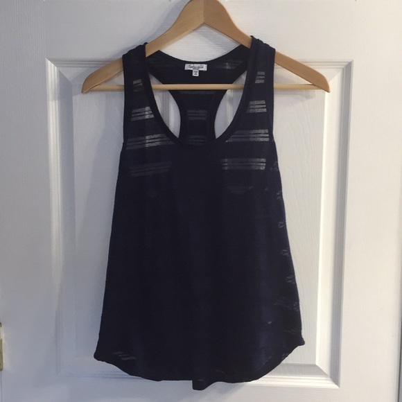 Splendid Navy Racerback Tank - Picture 1 of 4